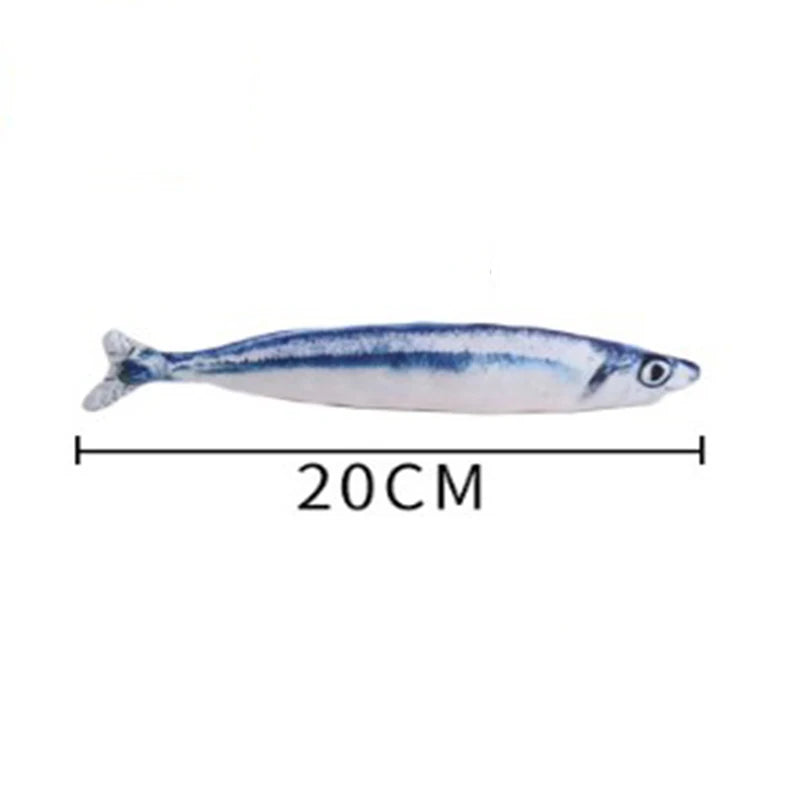 of cat-teasing toys simulation fish tear-teasing cat chew plush toys fish cat supplies Pet supplies