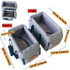 Pet Products Portable Console Booster Dog Car Seat & Carrier for Small Dogs & Cats,Car Seat for Center Car Armrest Safety Tether