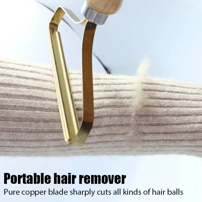Pet Hair Remover Portable Manual Scraper Lint Cleaner Sticky Brush Cat Hair Removal Brush Hair Removal Tool Cat Dog Hair