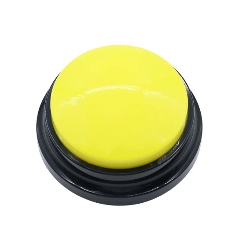 Hot Dog Communication Buttons Voice Recording Button for Pet Training 30 Second Record Playback Funny Gift for Talking