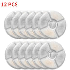 4/8/12Pcs Dog Feeders Fountain Filters Cat Water Replacement Filter for 2/2.4L Pet Fountain Filtration System Pre-Filter Sponges