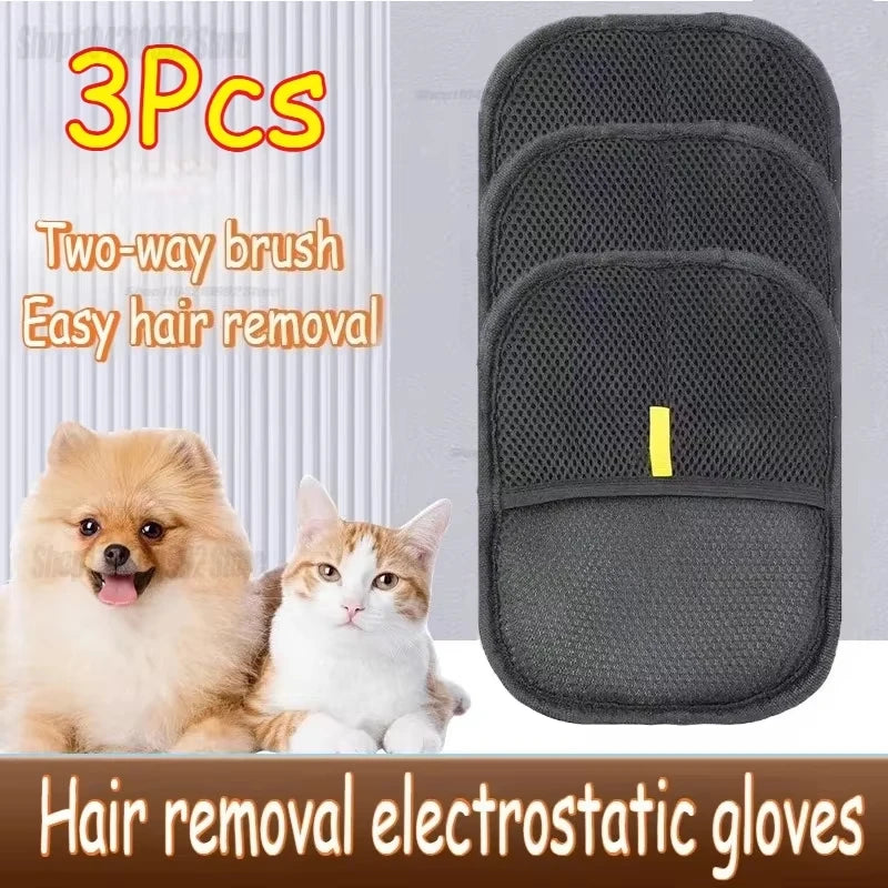 Pet Electrostatic Hair Removal Gloves Cat Brush Adhesive Comb Washing Grooming Tool Pet Products Grooming Cats Cat Supplies