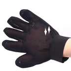 Pet Glove Cat Grooming Glove Cat Hair Deshedding Brush Gloves Dog Comb for Cats Bath Hair Remover Clean Massage Brush For Animal