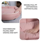 Pet Sofa Sleeping Bed Large Dog Bed House for Cats Big Space Dog Sofa Sleeping Mat Winter Warm Dog Cushion