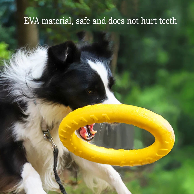 EVA Durable Dog Toys 4 Pack Flying Disc + Ball + Tug Rope for Puppy&Adult Dogs Chew-Proof Teeth Cleaning Set（2024 Best Seller）