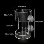 Non-Slip Aquarium Feeder Ring - Essential Fish Feeding Supplies, Floating Food Feeder Square/Round for Fish Tank