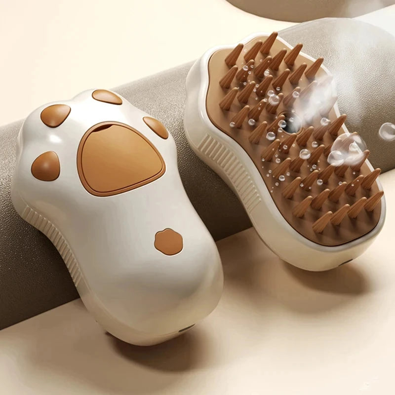3 in 1 Steamy Pet Dog Brush Cat Steam Brush Electric Spray Cat Hair Brush Comb Massage Pet Grooming Tool Loose Hair Supplies