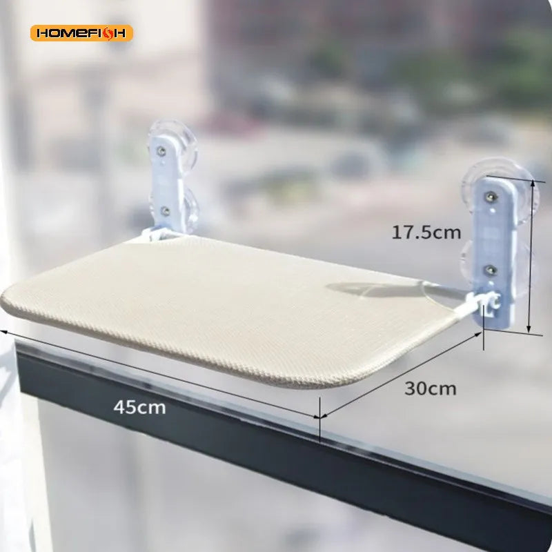 Ultra-Soft Cat Window Hammock Cloud Like Cozy Bed For Napping-Secure Mounting Space Saving Ideal For Enjoying Scenery