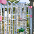1 pc Random 1000ml Rabbit Drinking Plastic Water Bottle Dispenser Feeder Hanging Pet Guinea Pig Squirrel Rabbit Drinking Bottle