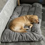 BOOTEELY Extra Large Plush Dog Bed Sofa Thickened Super Soft Polyester Pet Mat Dog Crate Mat Bed For Small Medium Large Dog Bed
