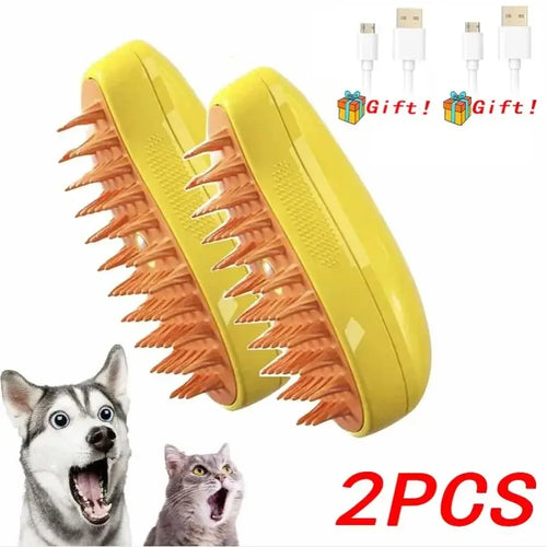 3 in 1 Pet Brush Cat Steam Brush Comb Dog Brush Electric Spray Cat Hair Brushes Massage Pet Grooming Hair Removal Combs