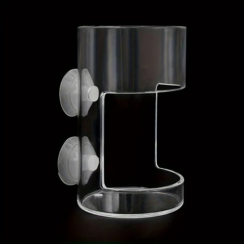 Aquarium Feeding Ring Floating Food Tray Feeder with Suction Cups Floating Food Feeder Square/Round for Fish Tank