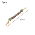 1pc Cat Cleaning Teeth Pure Natural Catnip Cat Molar Toothpaste Stick Silvervine Actinidia Fruit Matatabi Cat Snack Stick