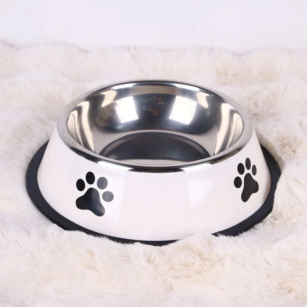Stainless Steel Pet Bowl Cat Dog Food Bowl Multi-Specification Anti-fall Food Bowl Food Bowl Feeding Pet Supplies 16 To 22 Cm