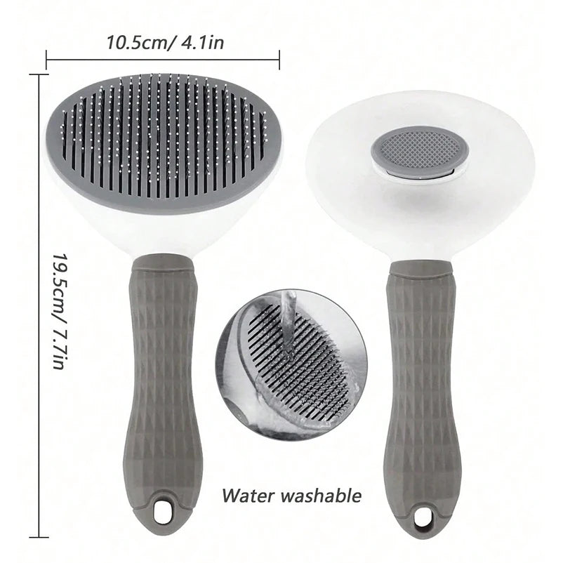 Pet Anti-Slip Grooming Brush Cat Hair Removal Comb Accessories for Cats Needle Comb to Remove Floating Hair Supplies Products