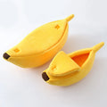 Winter Banana Cat Bed House Funny Cute Cozy Cat Mat Beds Warm Durable Portable Pet Basket Kennel Dog Cushion Cat Supplies winter
