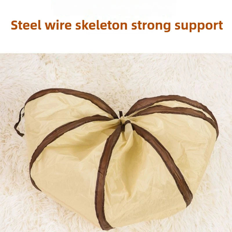 Foldable Easy-to-Store All-in-One Cat Play Tunnel - Striped Interactive Toy for Fun and Exploration Kitten Toy Cat Play Tunnels