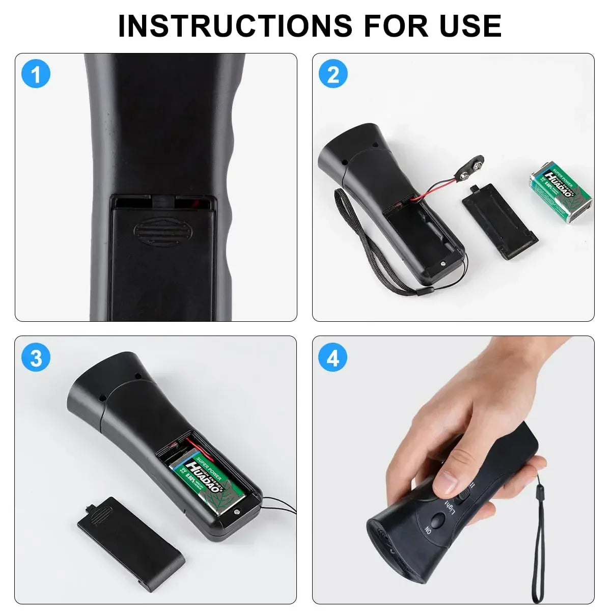 1Pcs Dog Repeller LED Ultrasonic From Dogs Anti Barking Device Laser Dog Repeller Training Device