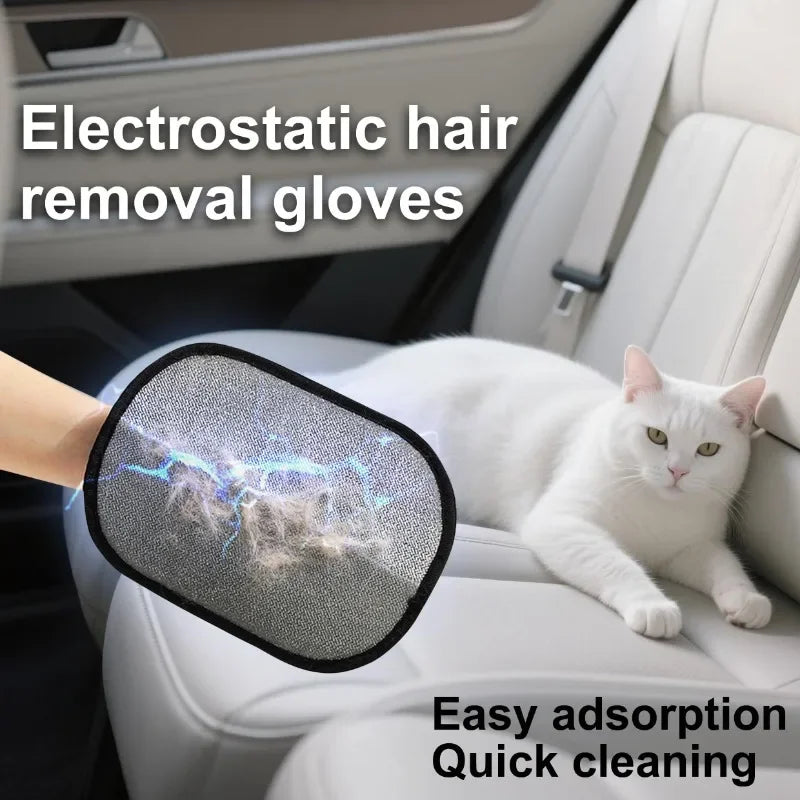 Pet Electrostatic Hair Removal Gloves Cat Brush Adhesive Comb Washing Grooming Tool Pet Products Grooming Cats Cat Supplies