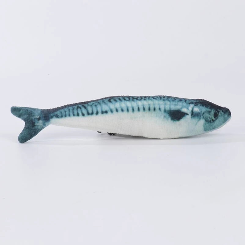 of cat-teasing toys simulation fish tear-teasing cat chew plush toys fish cat supplies Pet supplies