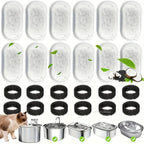 6/12PCS Cat Water Fountain Activated Carbon Sponge Filters for Stainless Steel Water Dispenser Pet Healthy Water Care Accessory