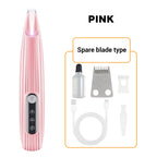 New Product Pet Dog Electric Beauty Trimmer with LED Light Pet Foot Hair Trimmer Low Noise Cat Dog Face Foot Ear Hip Claw Shaver