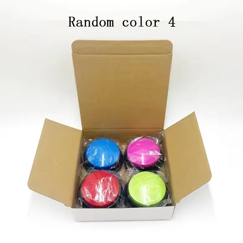Hot Dog Communication Buttons Voice Recording Button for Pet Training 30 Second Record Playback Funny Gift for Talking