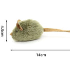 Squeaky Mouse Smart Induction Sound Plush Small Mouse Self-entertainment Distraction Cat Teaser Pet Toy Sale Cat Toy Simulation