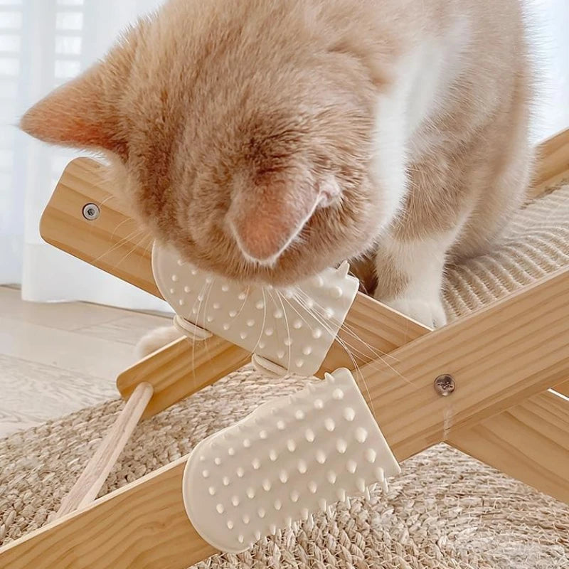 Pet Cat Hair Removal Massage Comb Corner Scrape Hair Removal Beauty Self Cleaning Wall Corner Cat Scratcher Combs