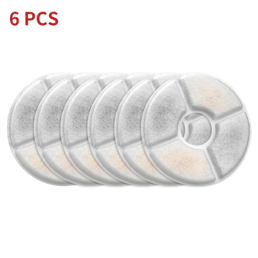 4/8/12Pcs Dog Feeders Fountain Filters Cat Water Replacement Filter for 2/2.4L Pet Fountain Filtration System Pre-Filter Sponges