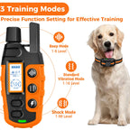 3300Ft Electric Dog Training Collar Remote Control Waterproof Pet BehaviorFor 5-120lbs Puppy With Shock Vibration