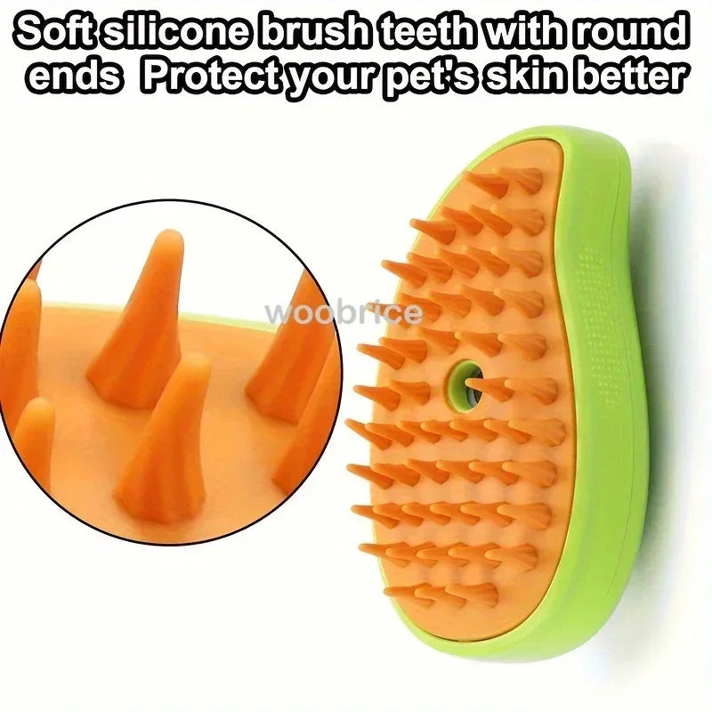 3 in 1 Pet Brush Cat Steam Brush Comb Dog Brush Electric Spray Cat Hair Brushes Massage Pet Grooming Hair Removal Combs