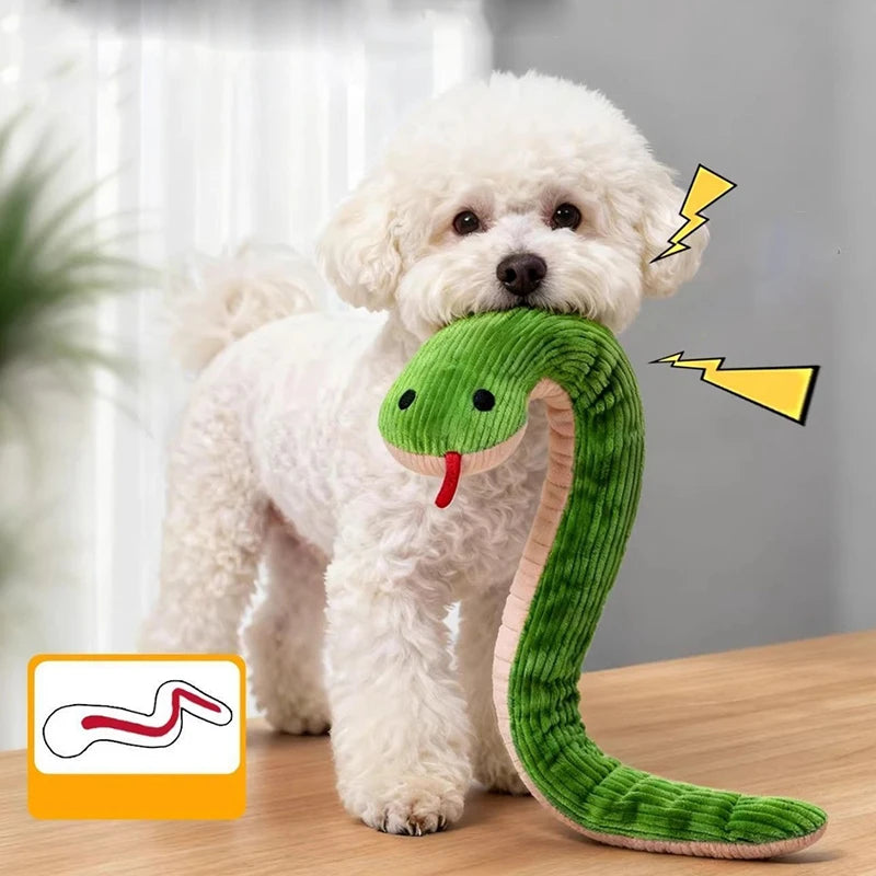 Dog Toy Snake Interactive Toy Kitten Kick Toy Interactive Pet Toy for Indoor Cats 16.5 Inches Pet Supplies