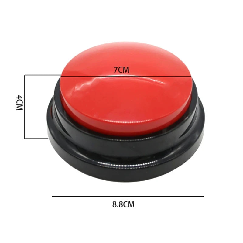Dog Communication Buttons Voice Recording Button for Pet Training 30 Second Record Playback Funny Gift for Talking