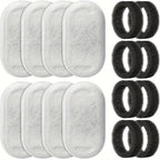 8PCS Cat Water Fountain Replacement Filters - for Clean Drinking Water - Fits Multiple Models Ideal for Small Animals Dispenser