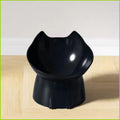 Cat bowl with long ears and high feet bowl cat and dog neck protection and anti-overturning plastic raised pet bowl