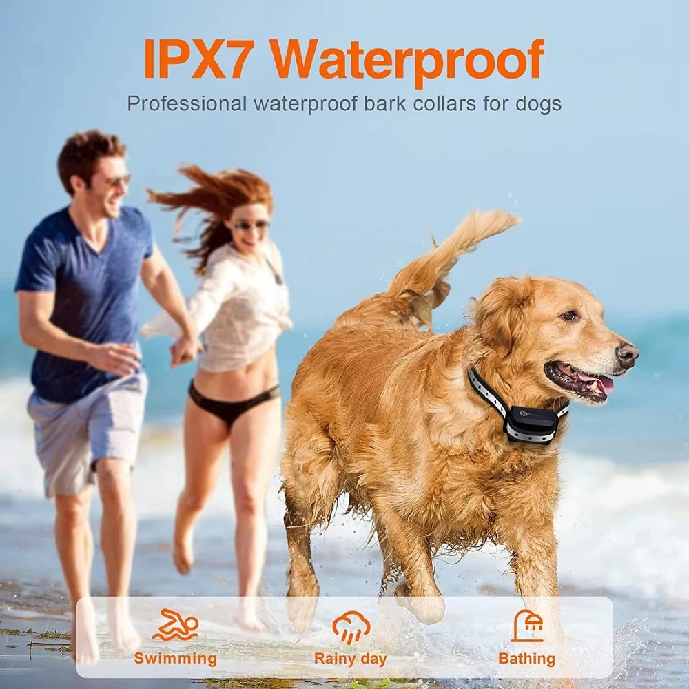 1000m Dog Training Collar with Remote Control ,Waterproof Electric Collar for All Size Dogs ,Rechargeable Dog Anti Bark Collar