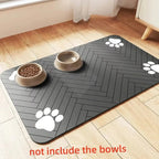 Absorbent Pet Mat S/M/L, Waterproof Non-Slip for Dog and Cat Bowls