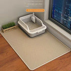 Cat Litter Mat Waterproof Double Layer Pet Litter Box Mat Pet Toilet Cat Mat Nonslip Sand Cat Washable Mat Pet Clean