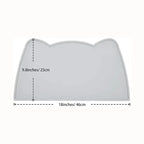 Food Grade Silicone Cat Mat Anti-dirty Easy to Clean Cats and Dog Bowl Mats Waterproof and Leak-proof Anti-slip Pad Pet Product