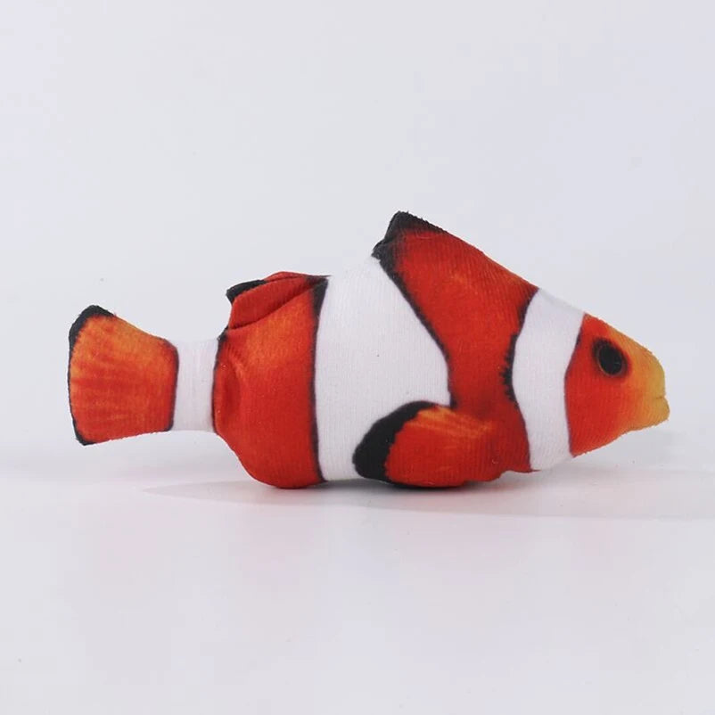 of cat-teasing toys simulation fish tear-teasing cat chew plush toys fish cat supplies Pet supplies