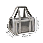 1PC Cat, Dog Carrier for Small Medium Cats Puppies up to 15 Lbs, Collapsible Travel Puppy Carrier