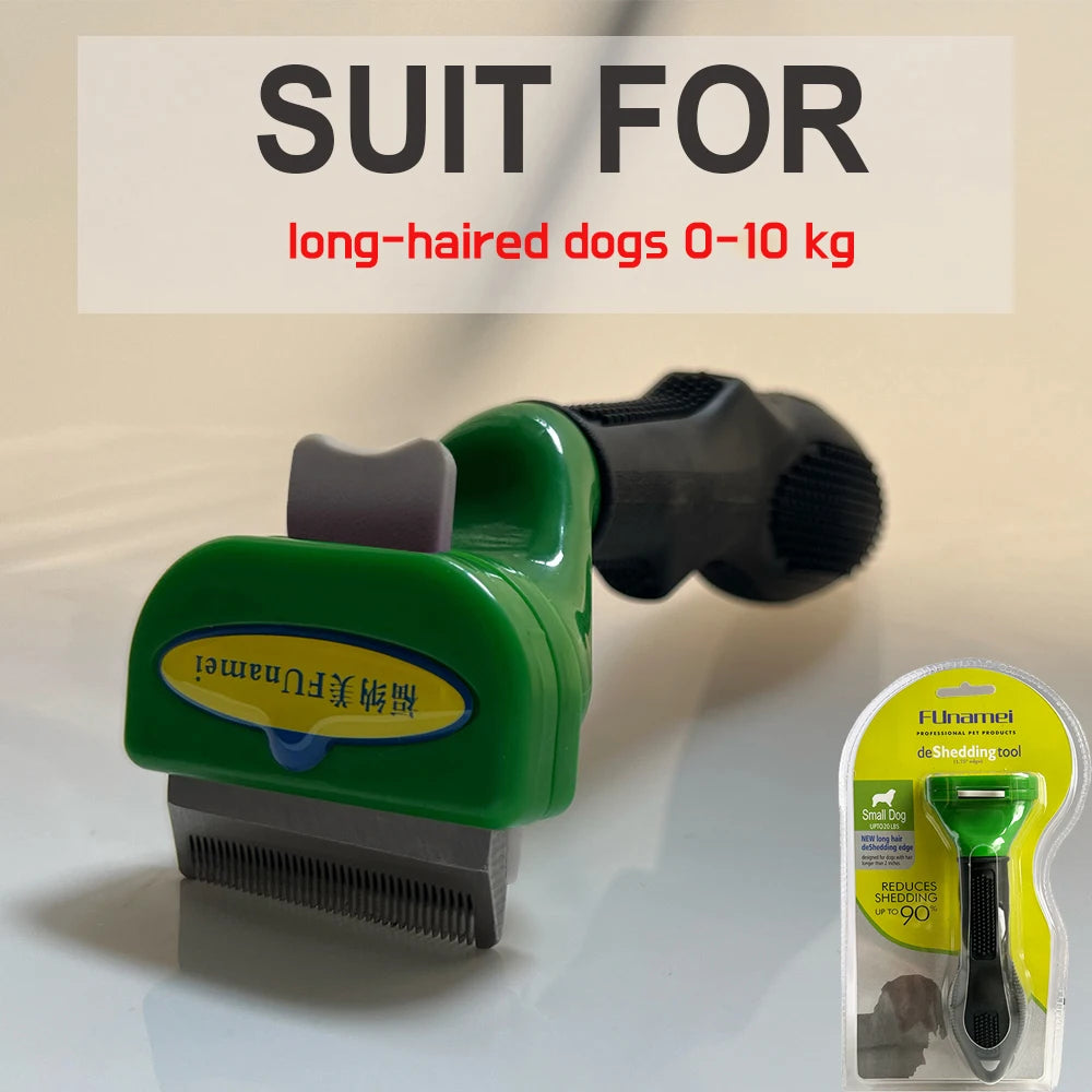 Long Hair Cat Brush Pets Deshedding Tool for Dogs Cats , Short Cat Comb Dog Hair Removal Brush Pet Grooming Fur Dematting Brush