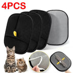 Pet Hair Removal Tool Reusable Static Removal Gloves, Double-Sided Grooming Gloves for Pets, Removes Pet Fur Hair for Carpets