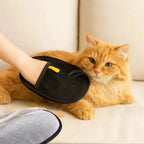 Pet Grooming Gloves Reusable Static Dedusting Brush Gloves Removing Dog Cat Hair From Sofa Carpet Clothes Pet Dog Hair Remover