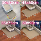 Large Cat Litter Mat Waterproof Double Layer Litter Trapping Clean Pad for Cat Litter Box Durable and Easy to Clean