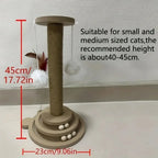 Cat Scratch Board Toy Turntable Durable Sisal Scratching Board Cat Supplies Cats Grab Column Cats Climbing Frame Pet Product