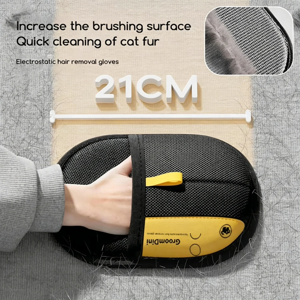 1/2/3pcs Pet Grooming Gloves Fur Catchers Hair Remover Glove Pet Supplies Static Brush For Cat Dog Accessories For Couch Sofa
