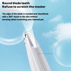 New Product Pet Dog Electric Beauty Trimmer with LED Light Pet Foot Hair Trimmer Low Noise Cat Dog Face Foot Ear Hip Claw Shaver