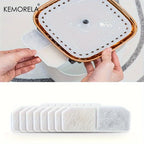 KEMORELA 10/16PCS Pet Water Fountain Activated Carbon Filters 113x43mm Resin Core Compatible with Cat Dog Smart Water Dispensers